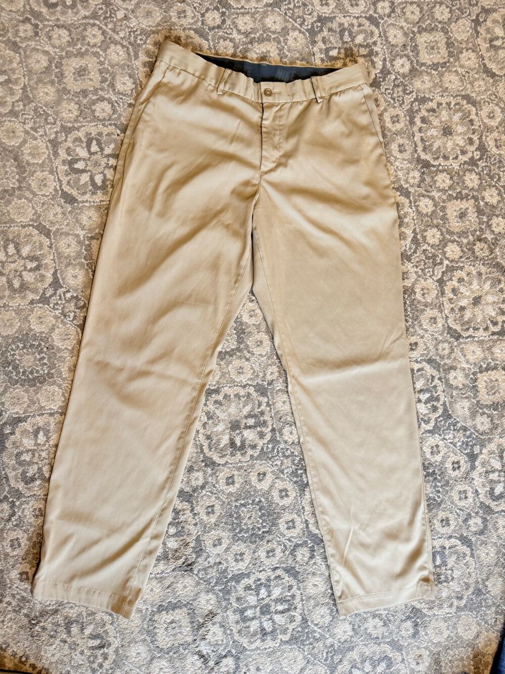 Nike Dri-FIT Standard Fit Golf Pants Men’s 34x32 Khaki Performance Chino